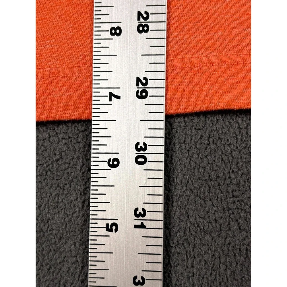 The North Face T Shirt Mens Large Orange Half Dome Logo Print Cotton Crew Neck